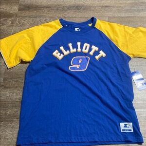 Starter Royal Blue Chase Elliott Tee XL New with Tag